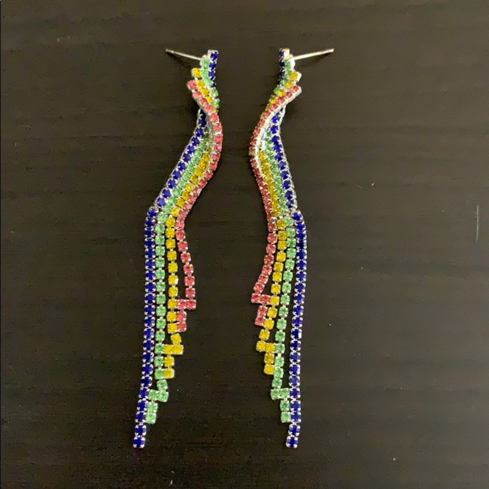 Rainbow earrings🌈🌈🌈🌈